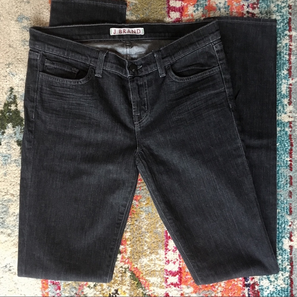 J Brand 912 Pencil Leg Skinny Jeans in Black